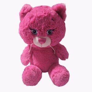 Build A Bear Pink Kitty Cat 18 inch Plush  Stuffed Animal Toy BAB Long Whiskers